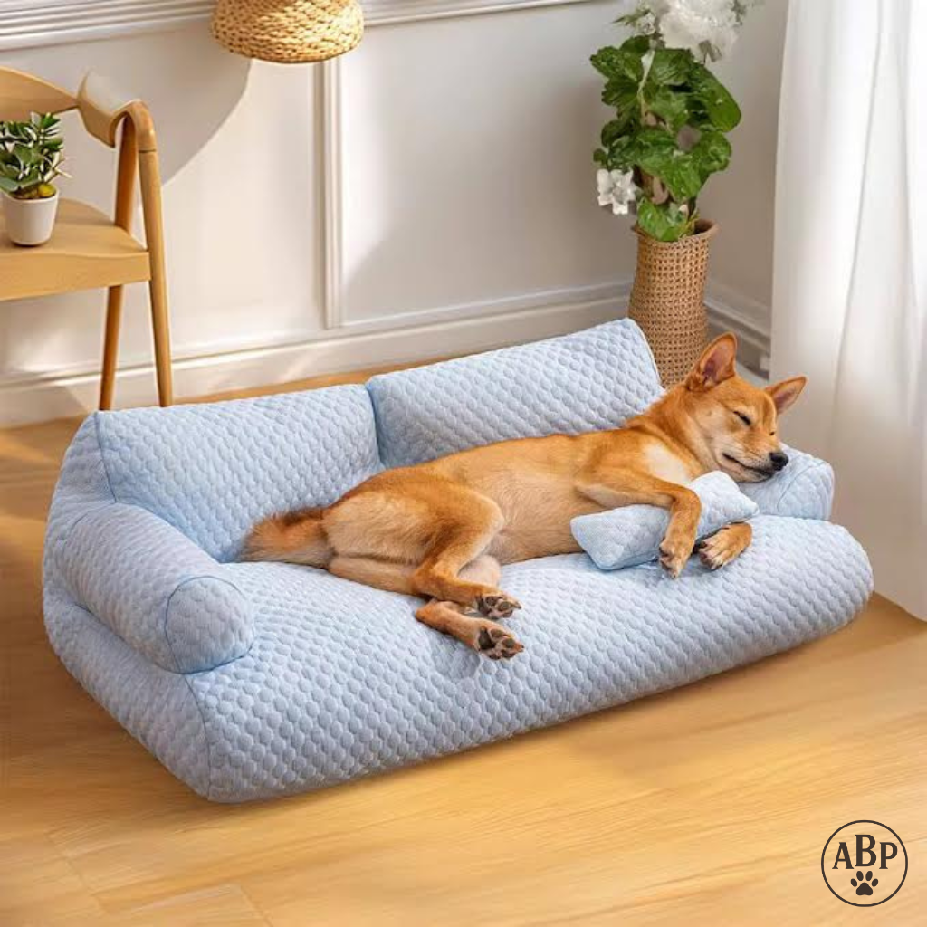 Canapé Lit pour Chien & Chat – Panier Moelleux Déhoussable et Design Élégant