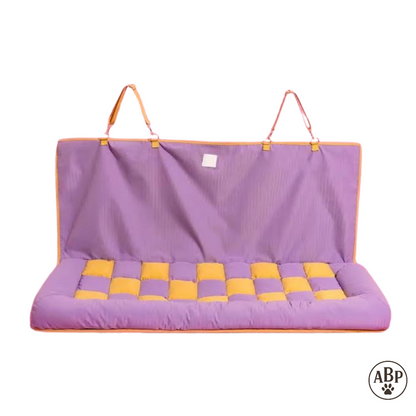 Tapis de Siège Auto pour Chien – Matelas de Voiture Confortable – Protection Siège + Coussin Antidérapant Déhoussable