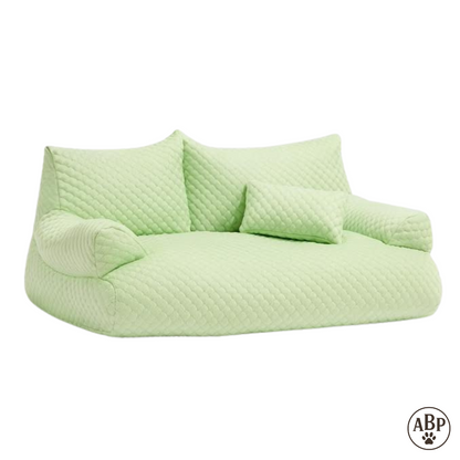 Canapé Lit pour Chien & Chat – Panier Moelleux Déhoussable et Design Élégant