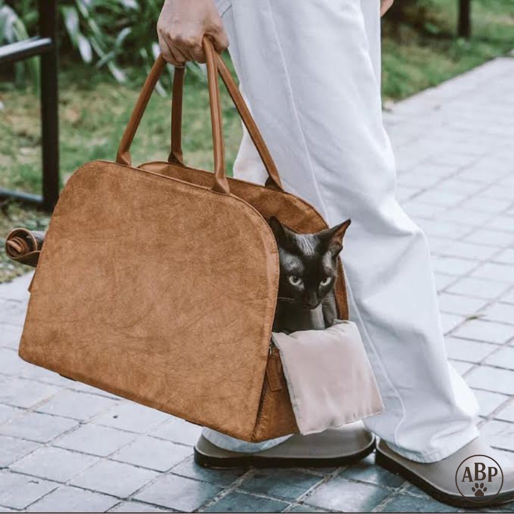 Sac de Transport Élégant pour Chien & Chat – Style et Confort