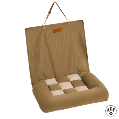 Tapis de Siège Auto pour Chien – Matelas de Voiture Confortable – Protection Siège + Coussin Antidérapant Déhoussable