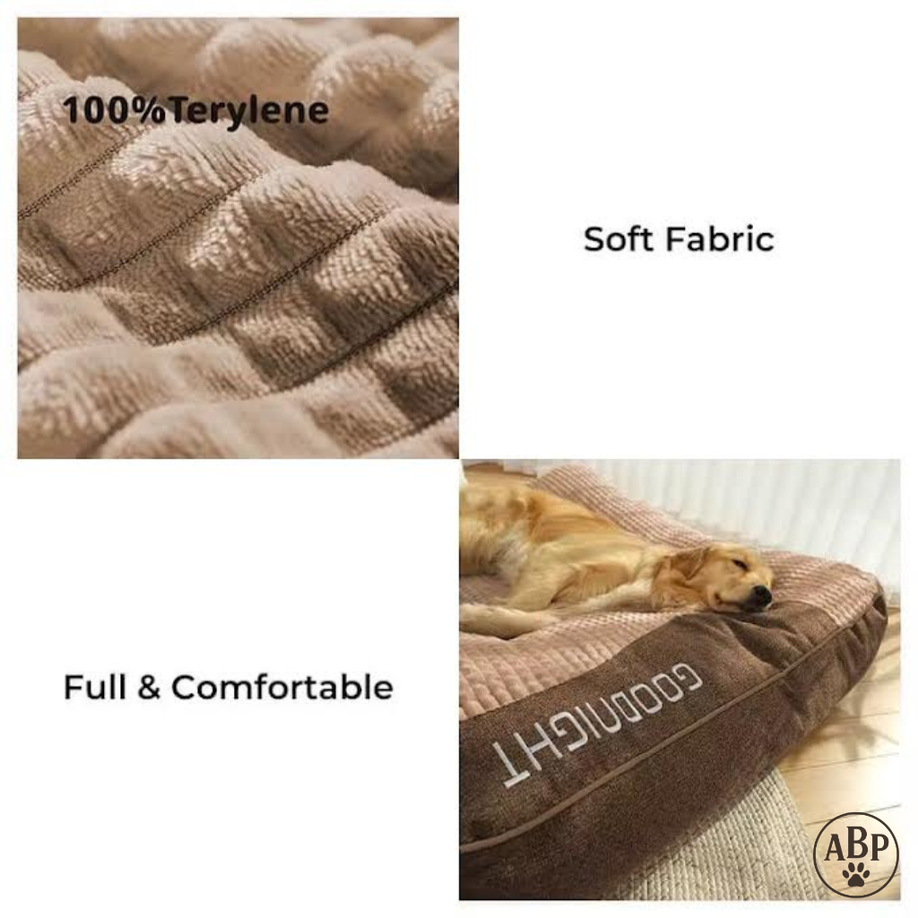 Lit Orthopédique pour Chien – Panier Confortable et Coussin Moelleux Déhoussable – Idéal Petit & Grand Chien