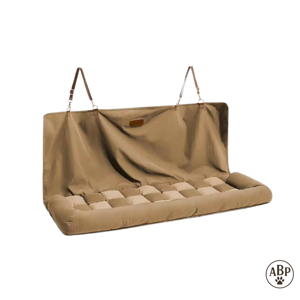 Tapis de Siège Auto pour Chien – Matelas de Voiture Confortable – Protection Siège + Coussin Antidérapant Déhoussable