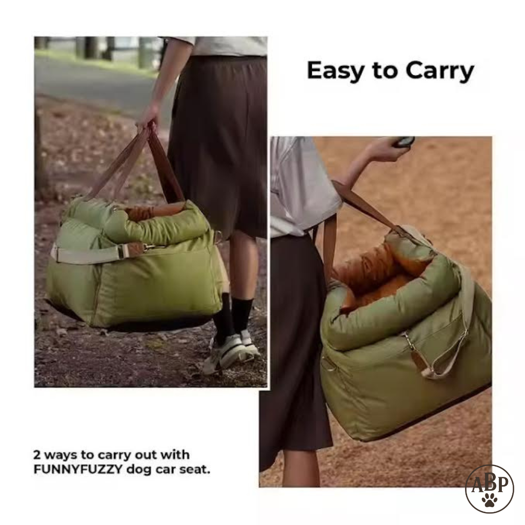 Sac de Transport pour Chien Voiture - Siège Auto Sécurisé &  Confortable