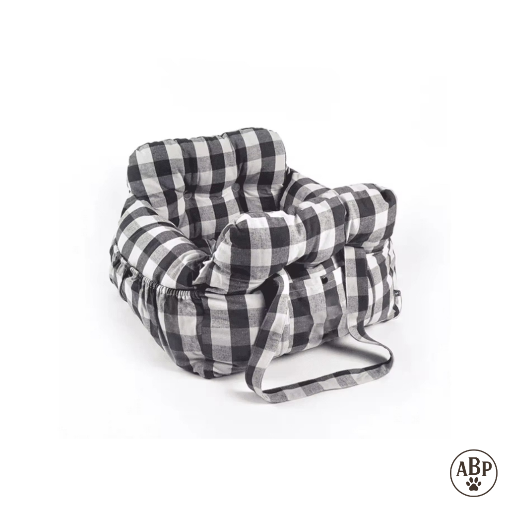 Siège de Transport & Lit Confortable pour Animaux – Panier Portable 2-en-1 pour Chien & Chat