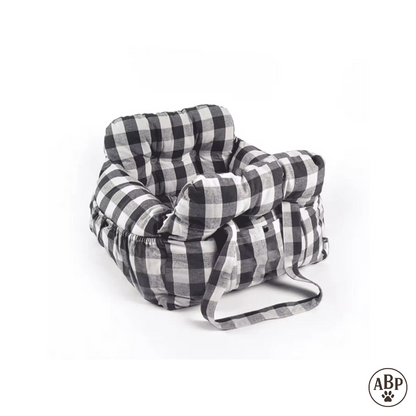 Siège de Transport & Lit Confortable pour Animaux – Panier Portable 2-en-1 pour Chien & Chat