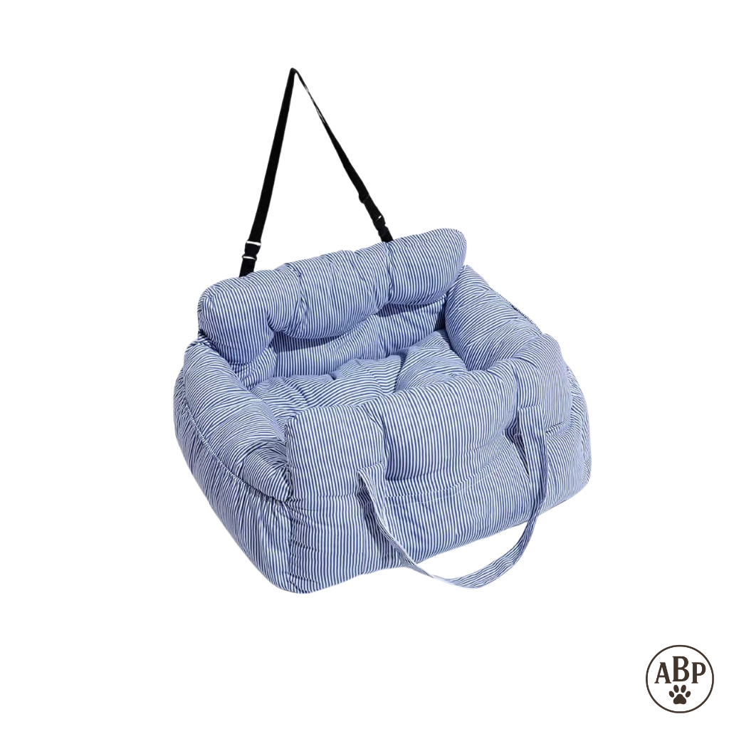 Siège de Transport & Lit Confortable pour Animaux – Panier Portable 2-en-1 pour Chien & Chat