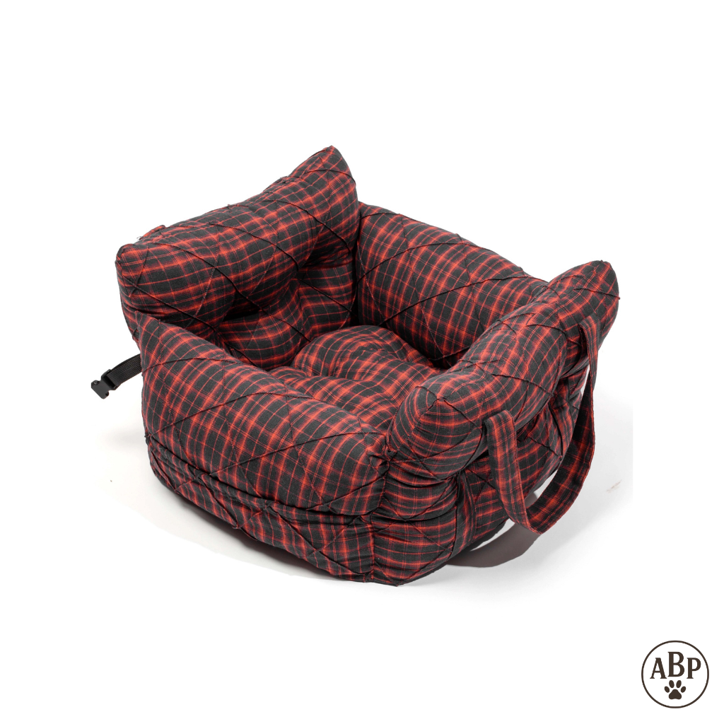 Siège de Transport & Lit Confortable pour Animaux – Panier Portable 2-en-1 pour Chien & Chat